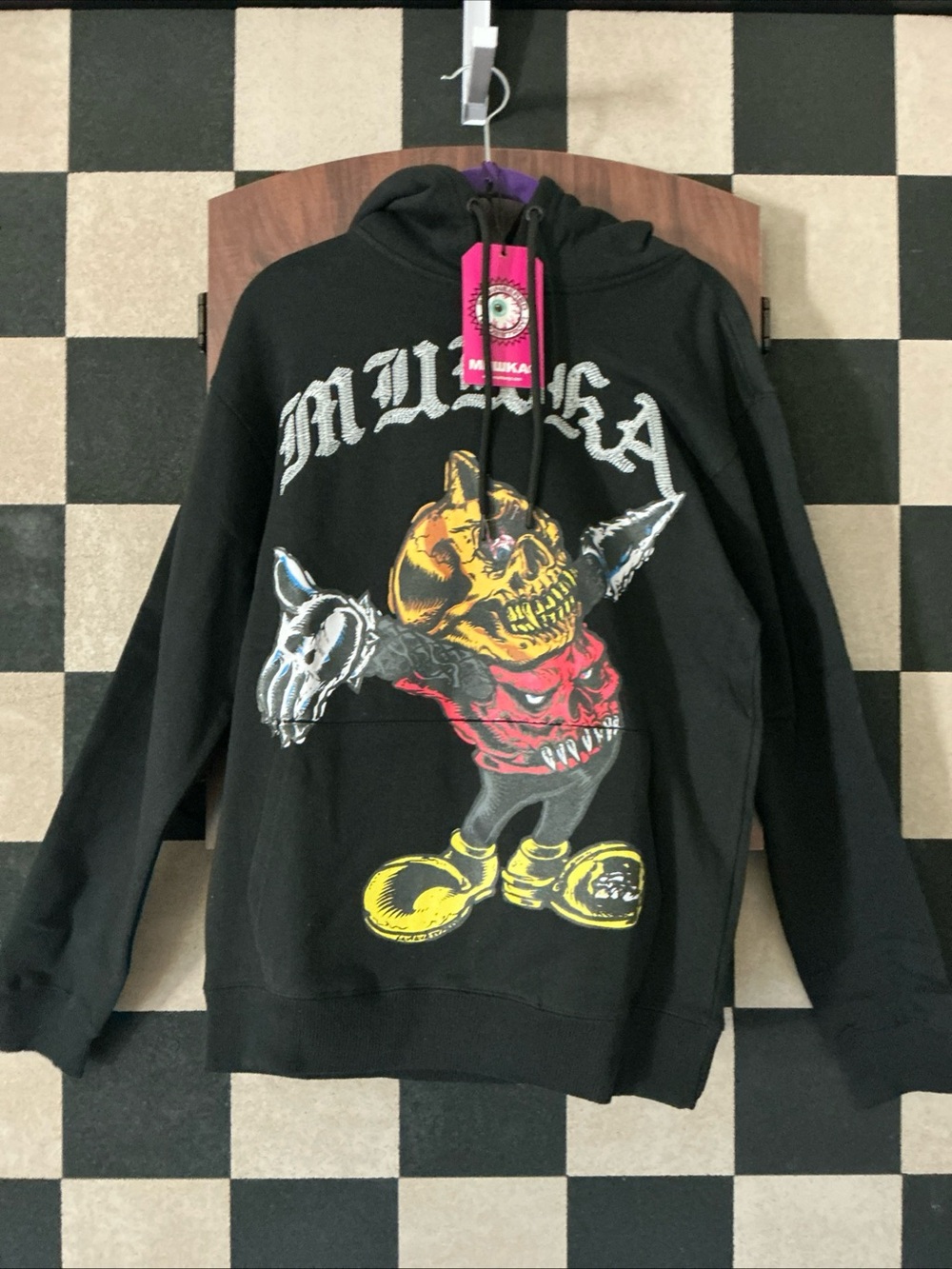 NWT Mishka MNWKA NYC Graphic Black Hoodie